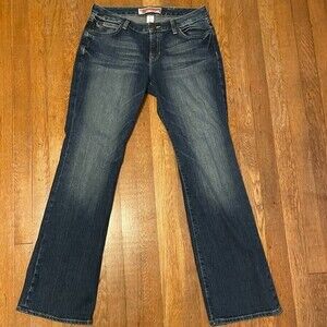 Gap Curvy Flare Cotton Boho Acid Wash Denim Womens Jeans Size 8R